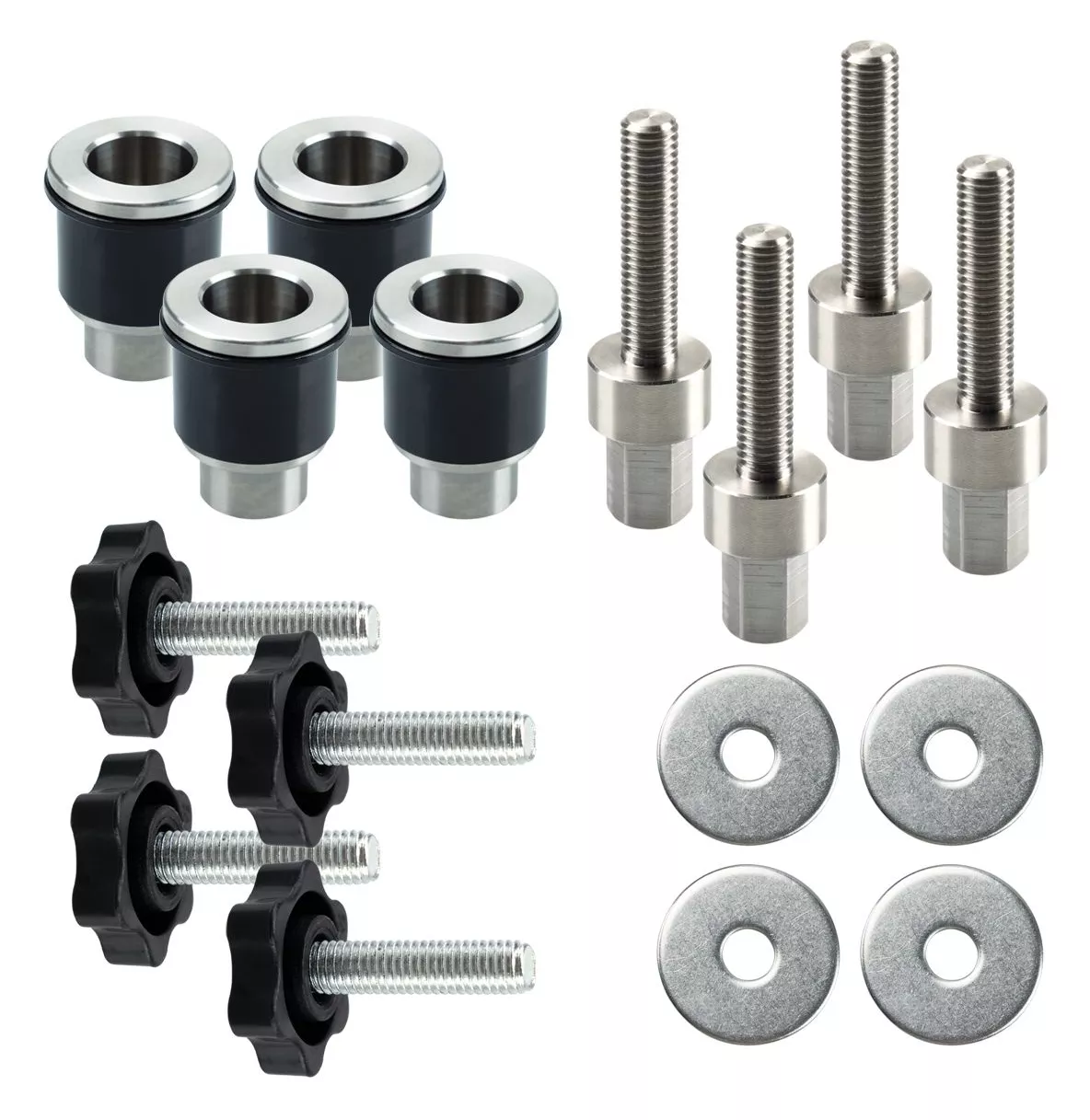 HogWorkz Docking Hardware / Spools Kit For Indian Touring 2014-2026