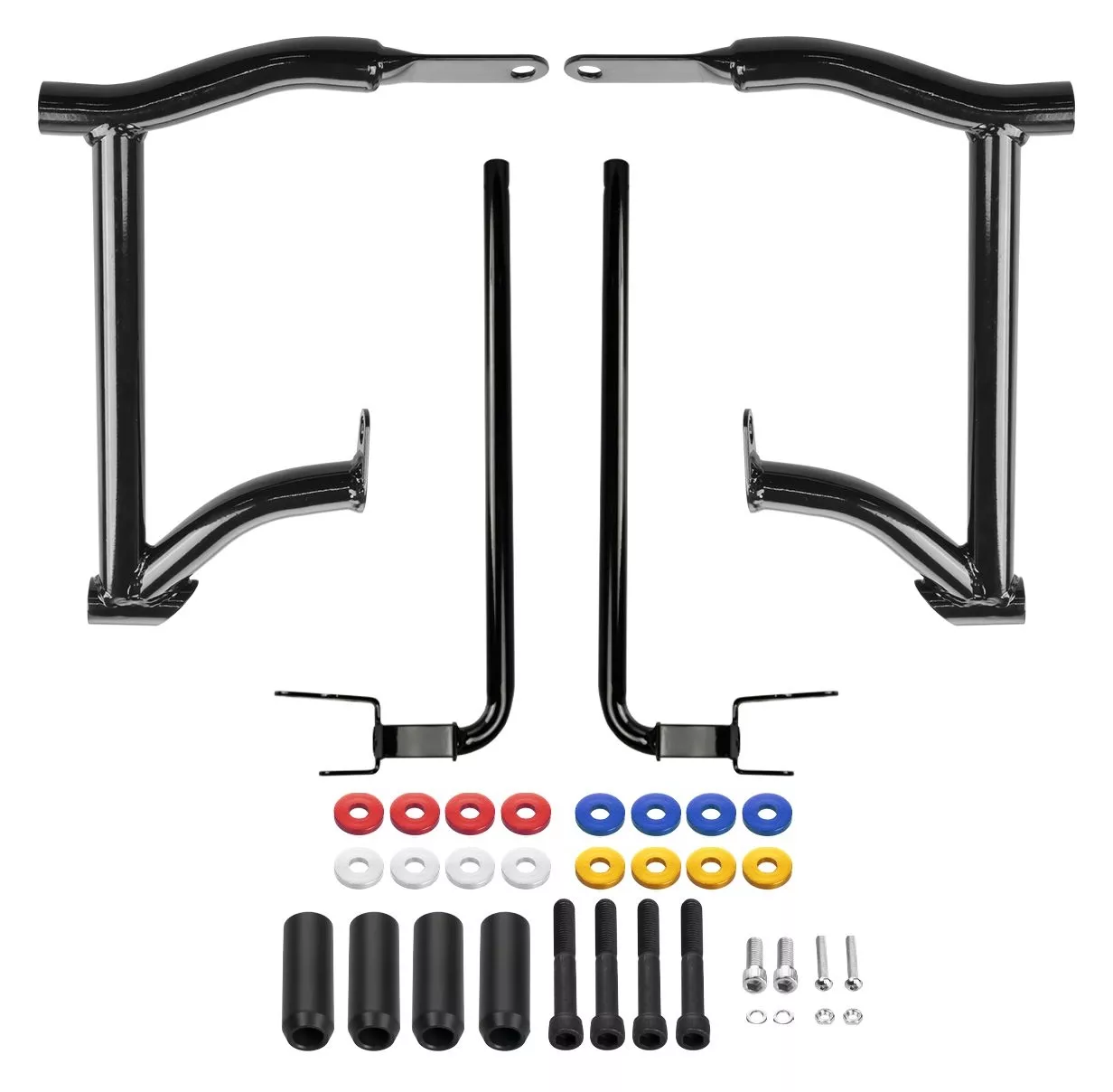 HogWorkz Double Barrel Performance Saddlebag Guards For Harley Touring 2014-2025