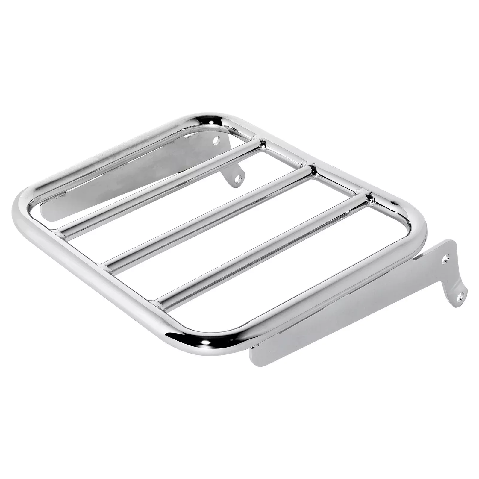 Hogworkz Harley Softail Chrome Luggage Rack Add-On for Sissy Bar Backrest '18-'24