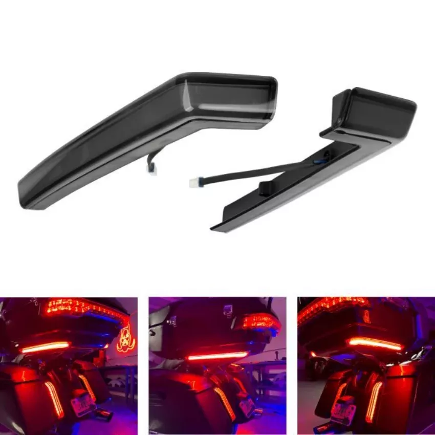 Hogworkz Lumipro LED Slide Markers for Harley 14-24 OEM King Tour Pack