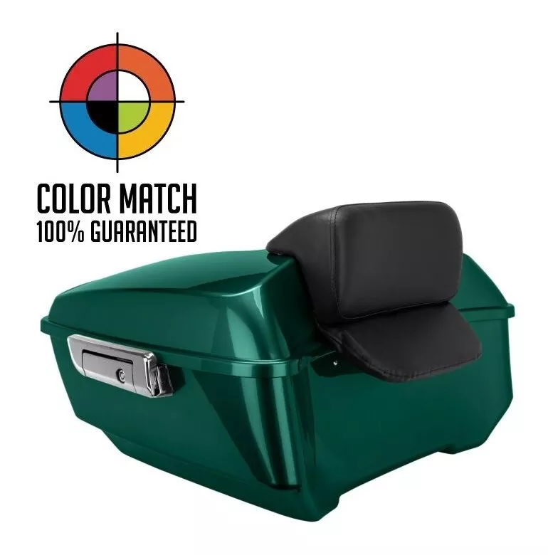 HogWorkz OE Color Matched King Tour Pack With Slim Backrest For Harley Touring 1997-2026