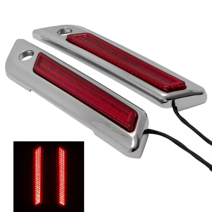 Hogworkz Saddlebag LED Latch Coverz™ for Harley Touring '14-'23