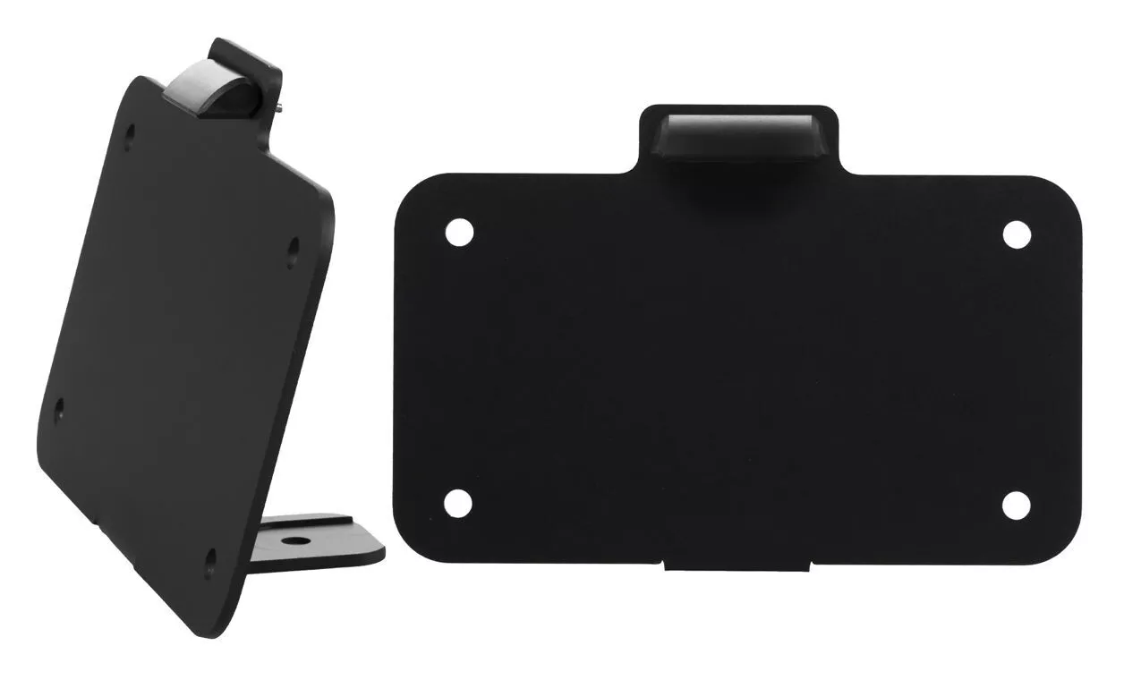 HogWorkz Seat Bolt LED Upright License Plate Mount For Harley