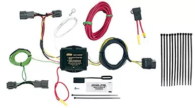 Hopkins 11143914 Plug-In Simple Vehicle Wiring Kit, Red White