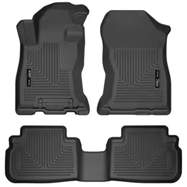 Husky Liners – 95891 Weatherbeater Front & 2nd Seat Floor Mats Black