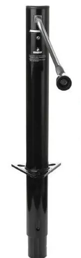 Husky Towing 88130 Manual Round Sidewind Trailer Tongue Jack