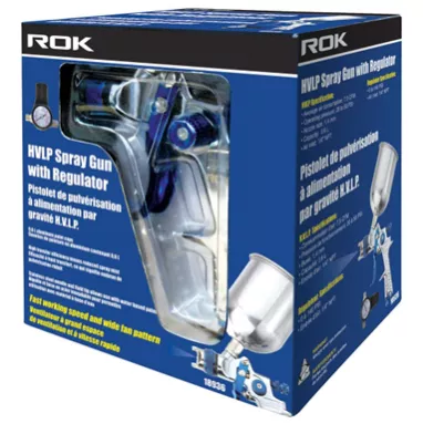 HVLP SPRAY GUN W/ REG.