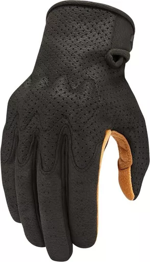 Icon Airform Black Tan Gloves