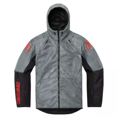 Icon Airform Gray Battlescar Jacket