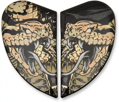 Icon Airframe Pro Side Plates Cottonmouth Gold