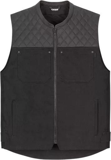 Icon Chamonix Denim Vest Black