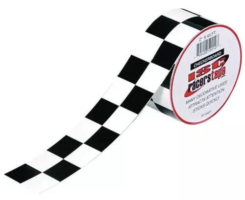 ISC Black and White Checkerboard Tape Black/White (RT5001)