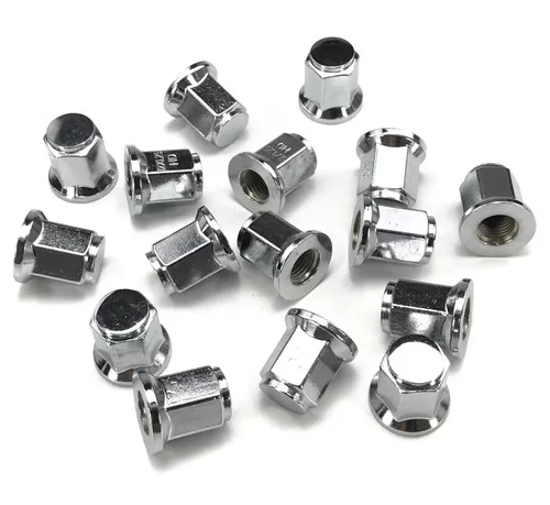 ITP Flat Base Chrome Wheel Lug Nuts – 12mm x 1.25 Thread (ALUG16BX)