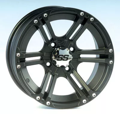 ITP SS212 Aluminum Wheel Matte Black 14×8 (1428373536B)