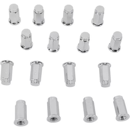 ITP Wheel Lug Nuts Chrome 3/8″-24 Flat (ALUG11BX)