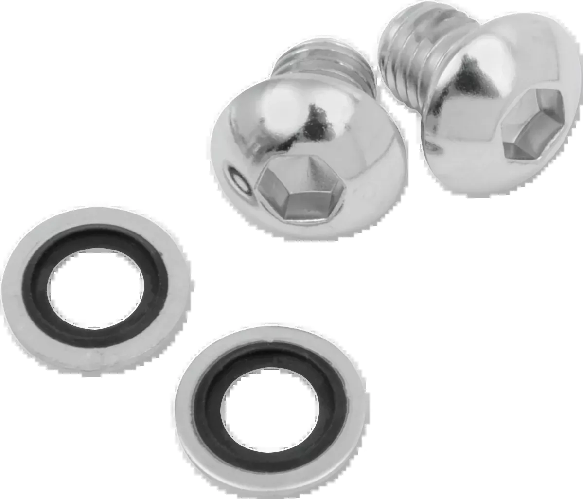 James Gasket Fork Drain Screw Washer Kit for 1977-2017 Harley Davidson