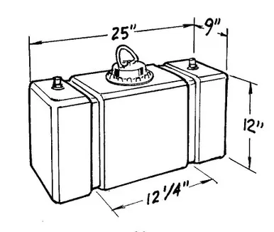 JAZ 10-Gallon C/T Fuel Cell 200-010-01