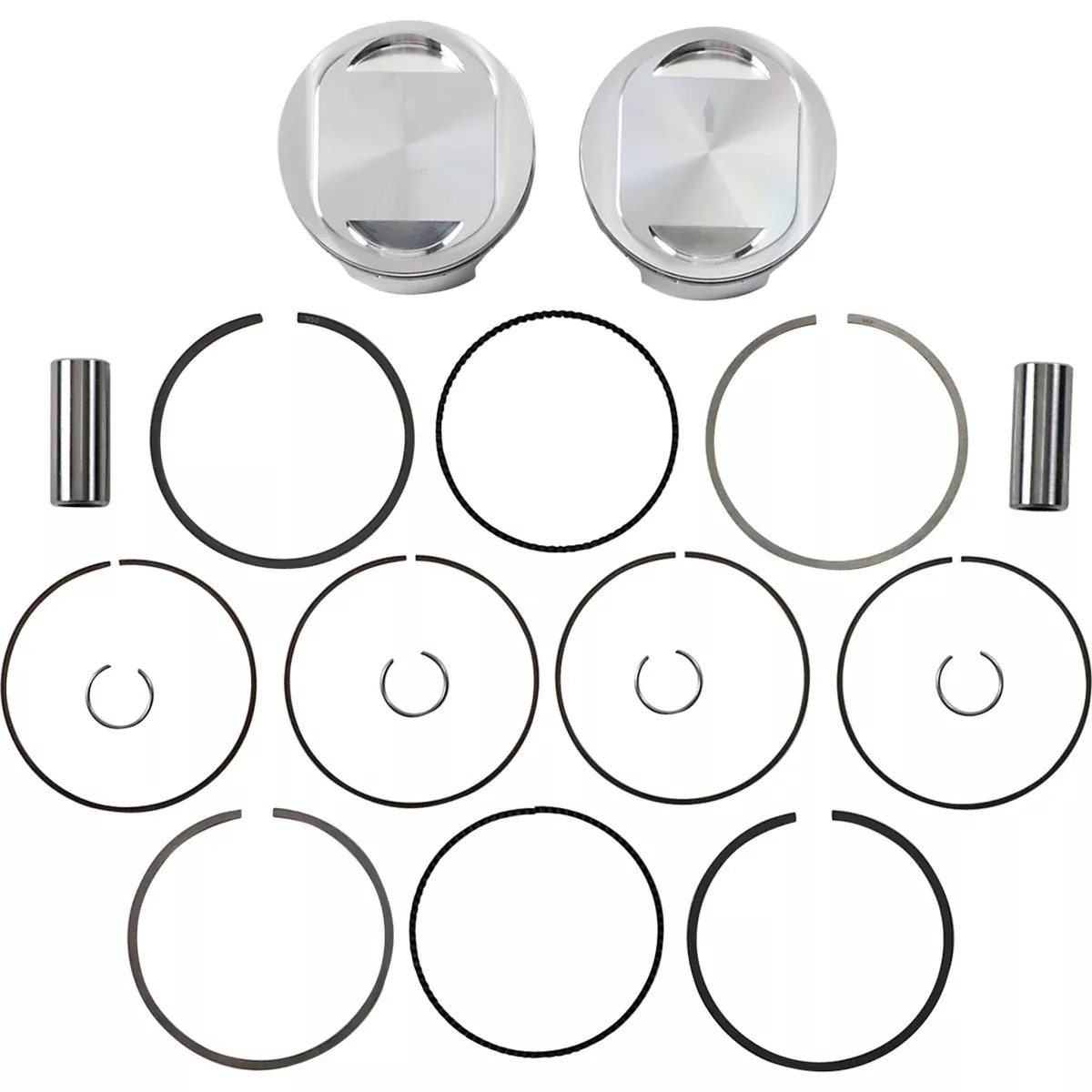 JE Pistons Piston Kit – 324720 For Harley Motorcycles 1999-2006