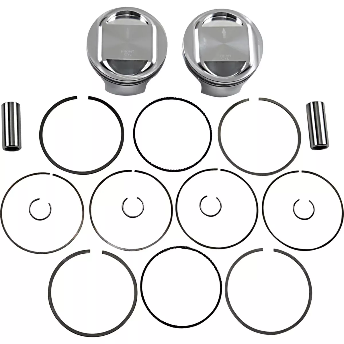 JE Pistons Piston Kit – 324722 For Harley Motorcycles 1999-2006