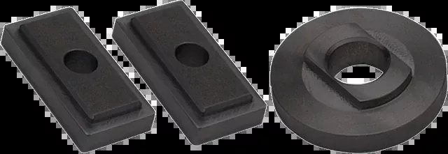 jims Black Rear Axle Lockdown Adjuster Kit 73-04 Harley Touring Softail XL FXWG