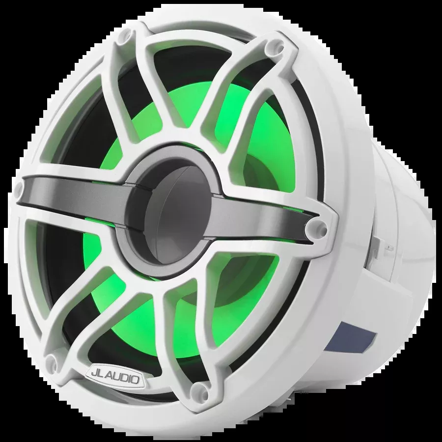 JL Audio M6 8″ Marine Subwoofer w/LED Light – Free Air – Gloss White