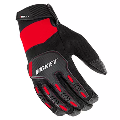 Joe Rocket Velocity 3 Red Black Gloves