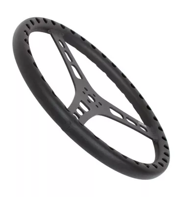 Joes 15in LW Flat Steering Wheel Black 13535-B