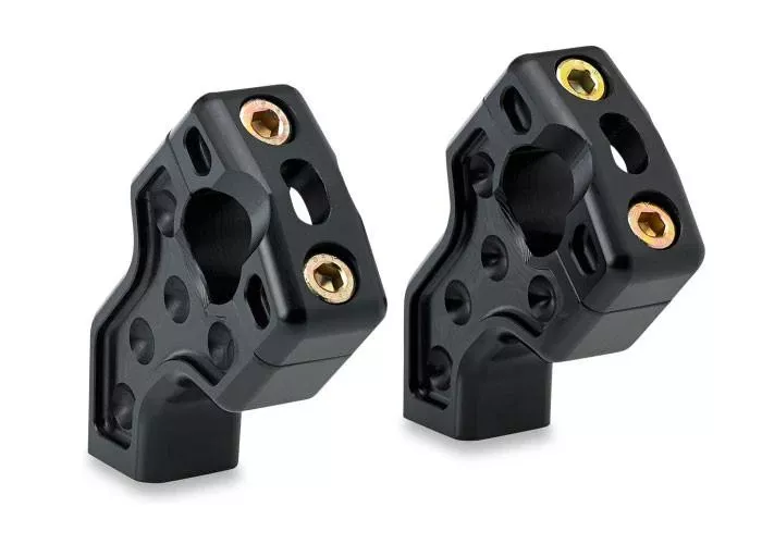 Joker Machine Pullback Handlebar Risersfor 1" diameter handlebars -Black Anodized