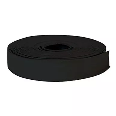 JR Products 10061 Premium Vinyl Insert - Black 1" x 50' Roll