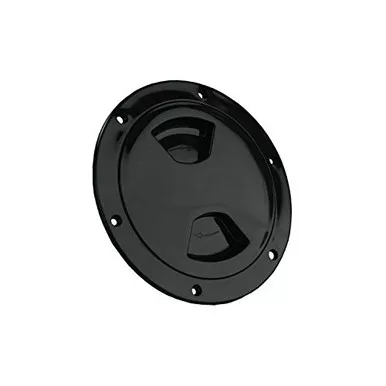 JR Products 31035 Access Deck Plate 5" Black