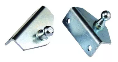JR Products BR-1015 Gas Spring Mounting Bracket – Angled, Pack of 2