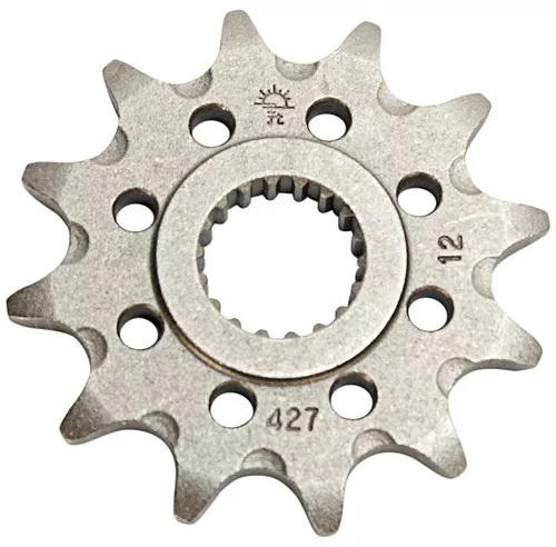 JT Front Sprocket – 12 Tooth – 520 – Self Cleaning – Lightweight (JTF427.12SC)