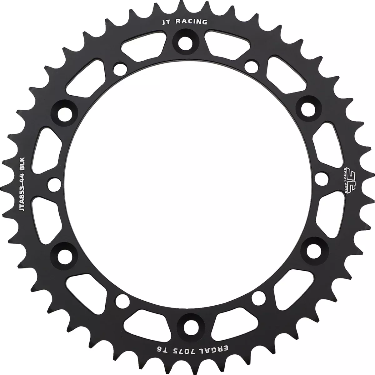 JT SPROCKETS 1211-2603 JTA853.44BLK RaceLite Aluminum Rear Sprocket Rear Sprocket – Black – 44 Tooth – Yamaha