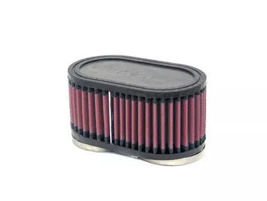 K&N Air Filter RU-2920 2-3/8 Flg Dual 3 H Oval