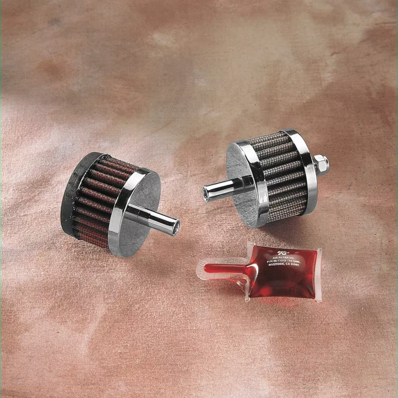 K & N C/C Vent Filter 3/8"NIPP No Stud