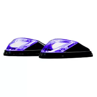 K&S Blue LED Flush-Mount Black Mini Marker Lights - Bolt Mount (25-9530B)
