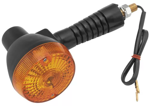 K&S DOT Compliant Black Turn Signal w/Amber Lens (25-2236)