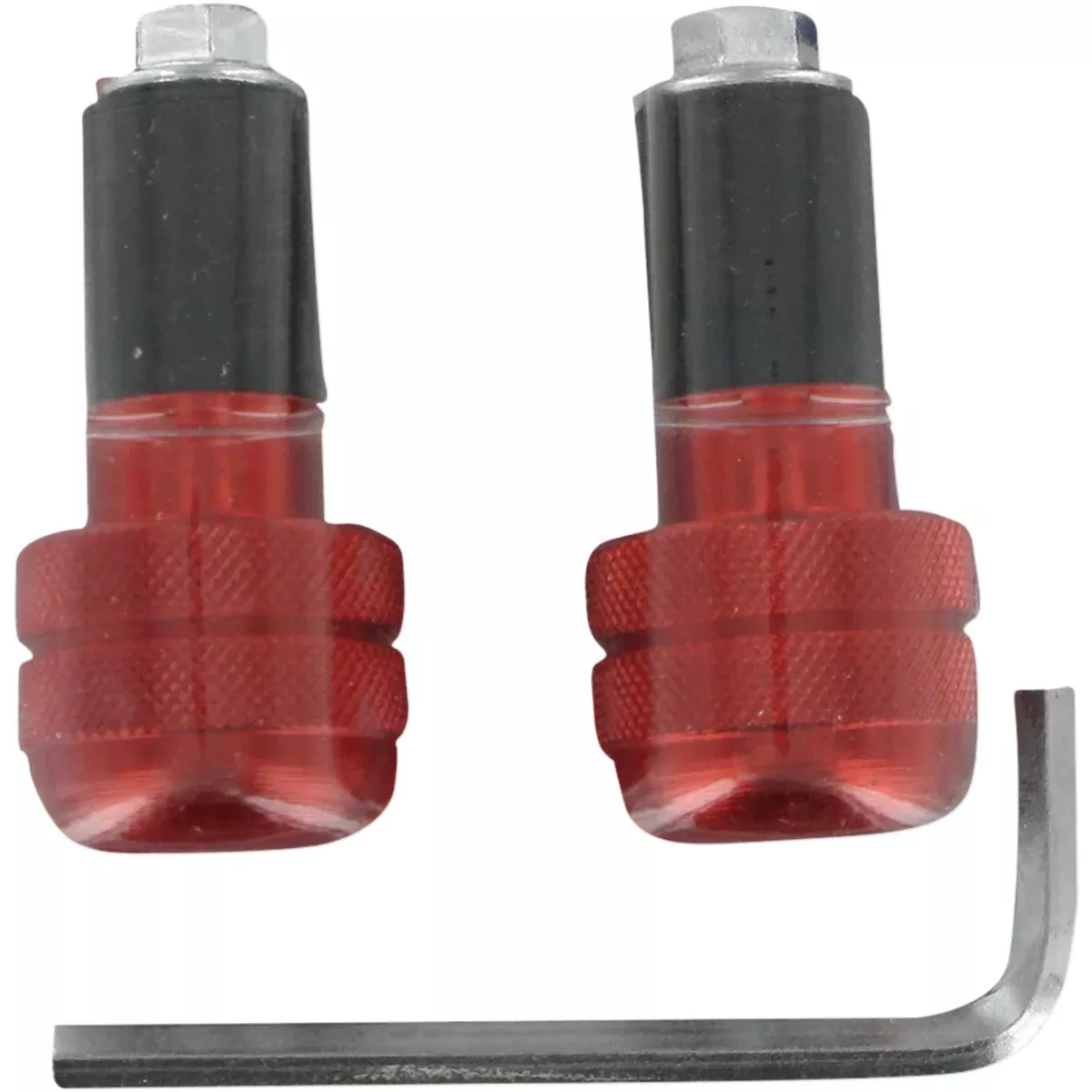 K&S TECHNOLOGIES 156006 15-6006 Anti-Vibration Handlebar End Bar End – Anti-Vibrating – Red