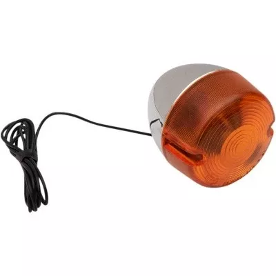 K&S Technologies 25-5096 Chrome/Amber Turn Signal Indicator Repl 68404-86 Harley