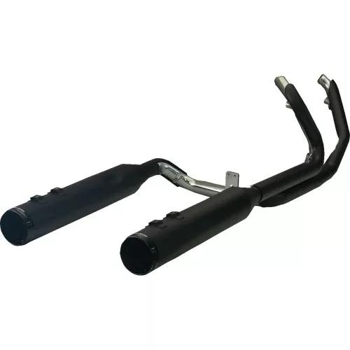Khrome Werks 2-2 3-Step Dominator Exhaust for 2009-2016 Harley Touring - Black