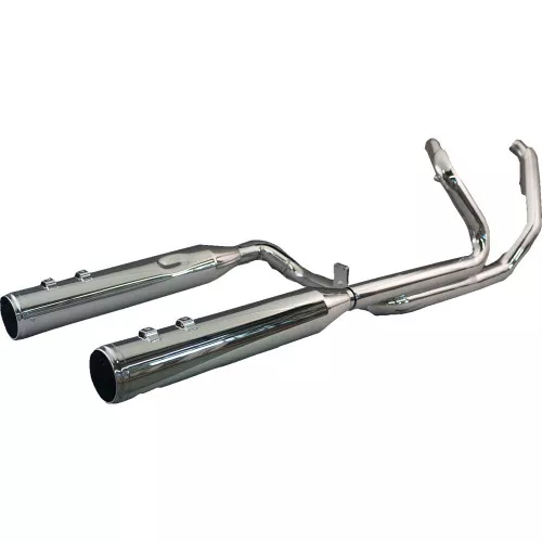 Khrome Werks 2-2 3-Step Dominator Exhaust for 2017-2023 Harley Touring - Chrome w/ Race Tip