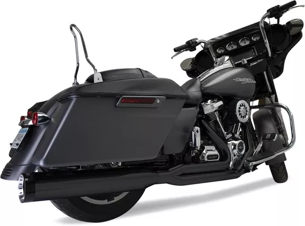 Khrome Werks 2-Into-1 Outlaw Exhaust System – Black – No End Cap Included