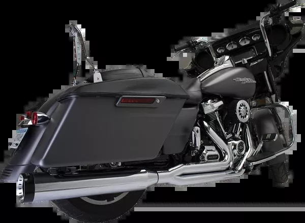 Khrome Werks 2-Into-1 Outlaw Exhaust System – Chrome – No End Cap Included