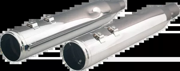 Khrome Werks 4-1/2″ HP-Plus Slip-On Mufflers With Race Tip – Chrome – M8