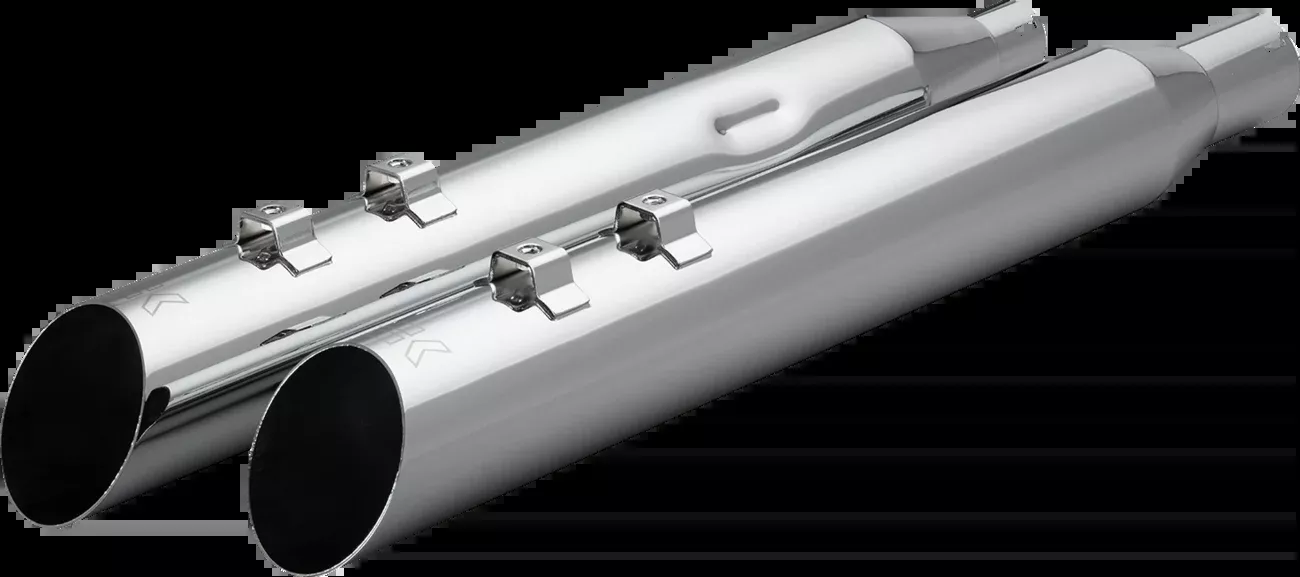 Khrome Werks 4" HP Plus Slash Up Slip On Mufflers for 2017-2026 Harley Touring