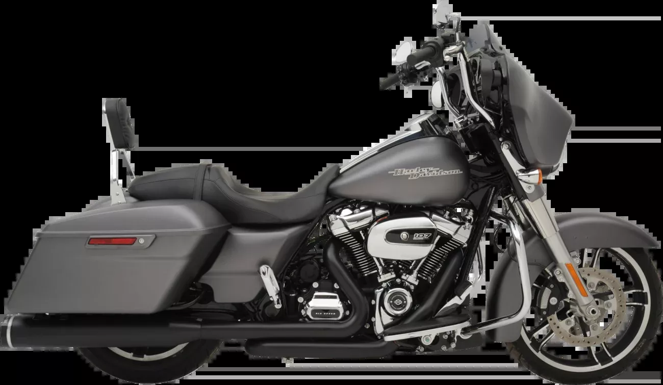 Khrome Werks Dominator SR 2-1-2 Black Exhaust System fits 2017-26 Harley Touring