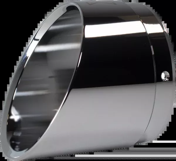 Khrome Werks End Cap – Edge/Slash-Cut – Chrome – 4-1/2″