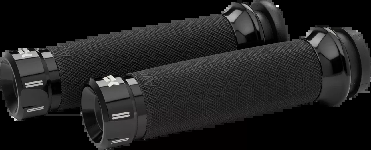 Khrome Werks Klassic Contour Handlebar Cable Hand Grips for 1980-2022 Harley