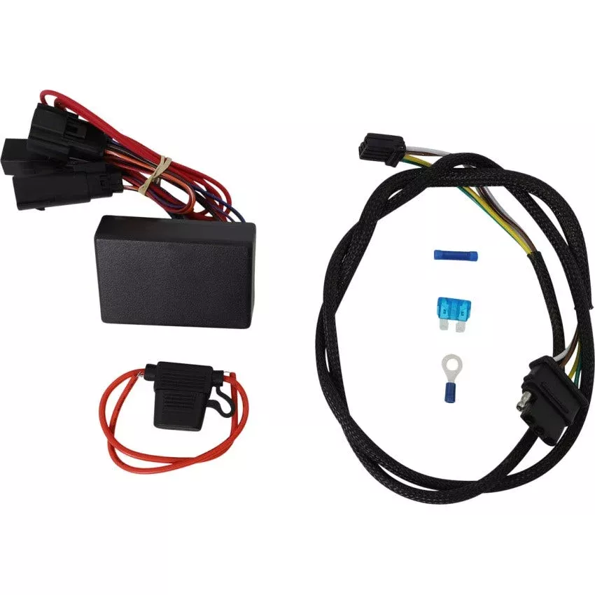 Khrome Werks Plug N Play Trailer Wiring 4 Pin Kit for Harley Road King & FLHTP