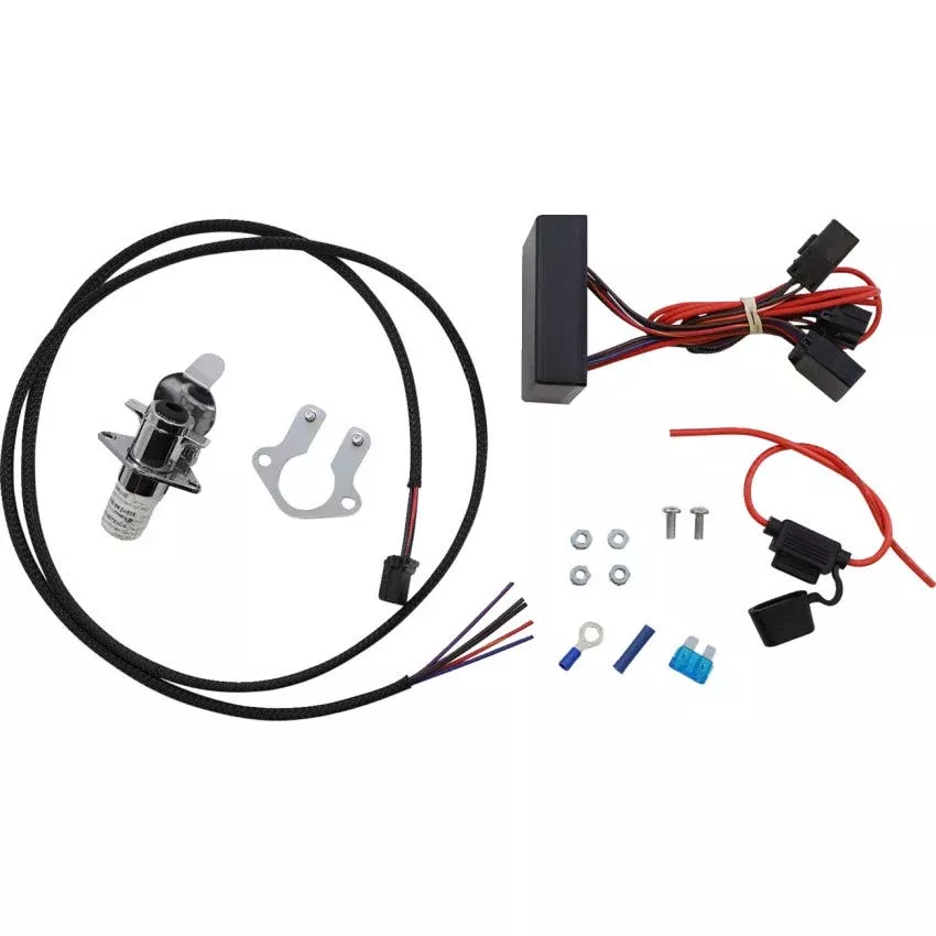 Khrome Werks Plug n Play Trailer Wiring Connector Kit with Isolator for Harley